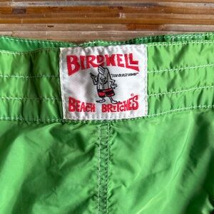 Birdwell Kids Lime Green Beach Shorts